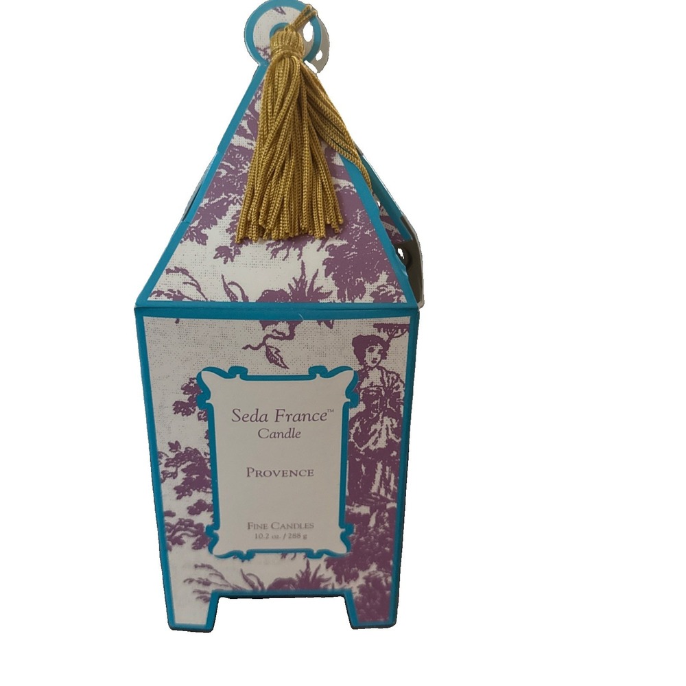 Seda France Classic Toile 10.2 oz. Provence Candle Pagoda Box – NIB